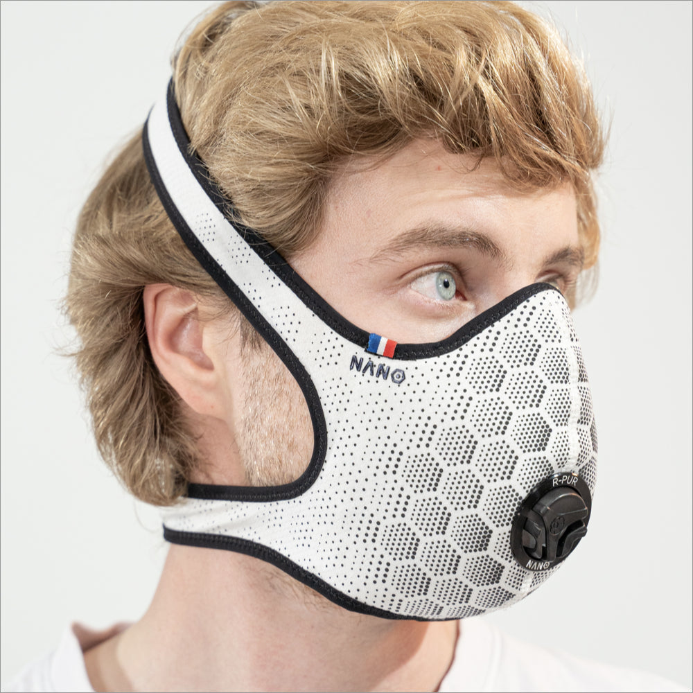 Masque De Protection Tissu Certifié AFNOR + Filtre Ions Argent - Neuf Sous Emballage