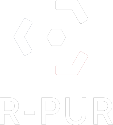 logo R-PUR en blanc